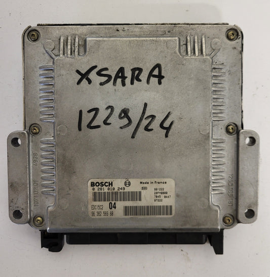 Peugeot Citroen ECU / 0281010249 / 9636256980 / EDC15C2 / BOSCH