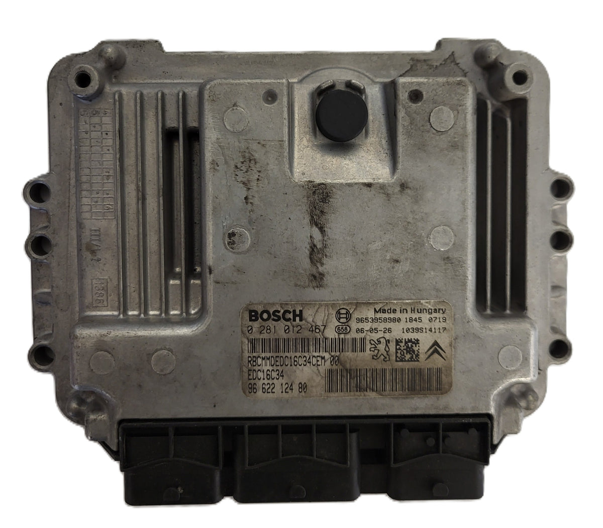 PEUGEOT CITROEN PSA / 0281012467 / 9662212480 / 9653958980 / EDC16C34 / BOSCH - B23-23 - 1