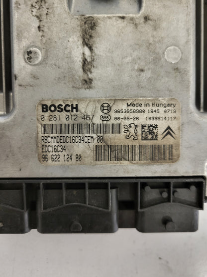 PEUGEOT CITROEN PSA / 0281012467 / 9662212480 / 9653958980 / EDC16C34 / BOSCH