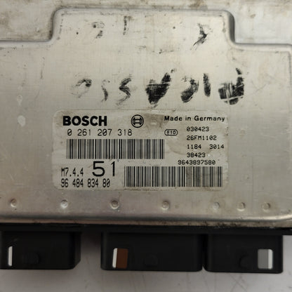 5x Citroen Xsara ECU / 0261207318 / 9653492680 / 9643897580 / M7.4.4 / BOSCH BULK STOCK
