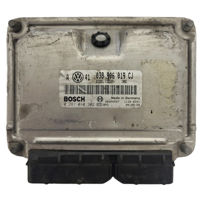 VW GOLF VAG ECU / 038906019CJ / 0281010302 / EDC15P+ / 28SA4557 / 038906019