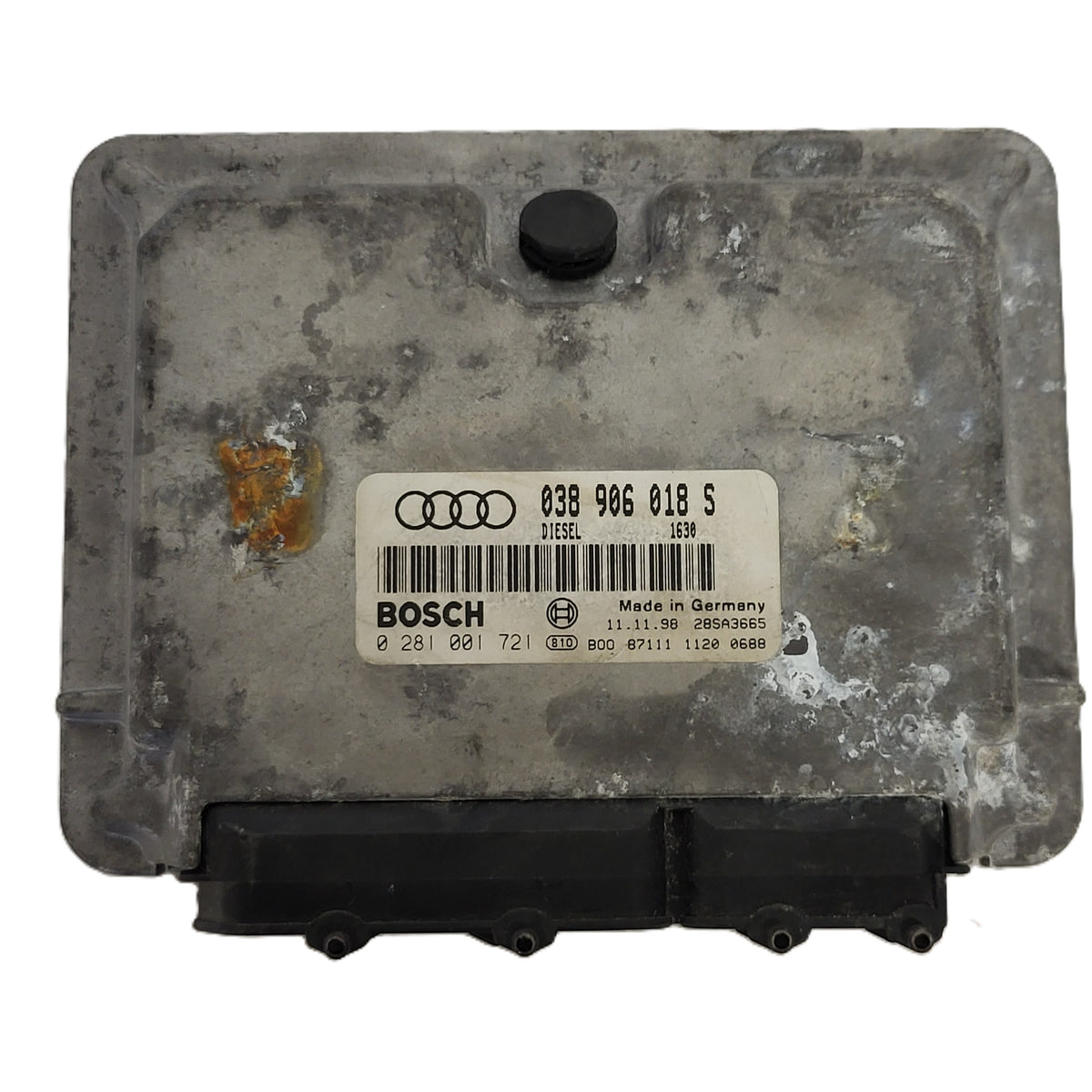 AUSI A4 B5 ECU / 038906018S / 0281001721 / BOSCH - B24-07 - 1
