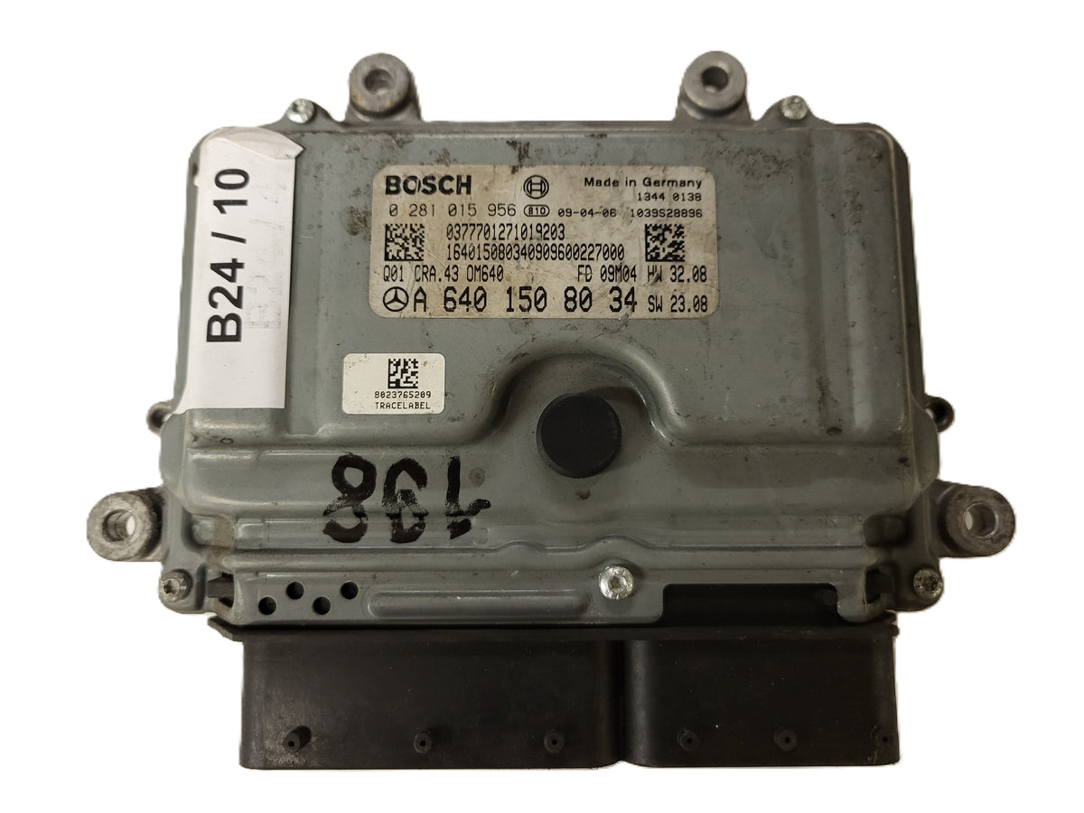 MERCEDES W169 W245 ECU / 0281015956 / A6401508034 / BOSCH - B24-10 - 1