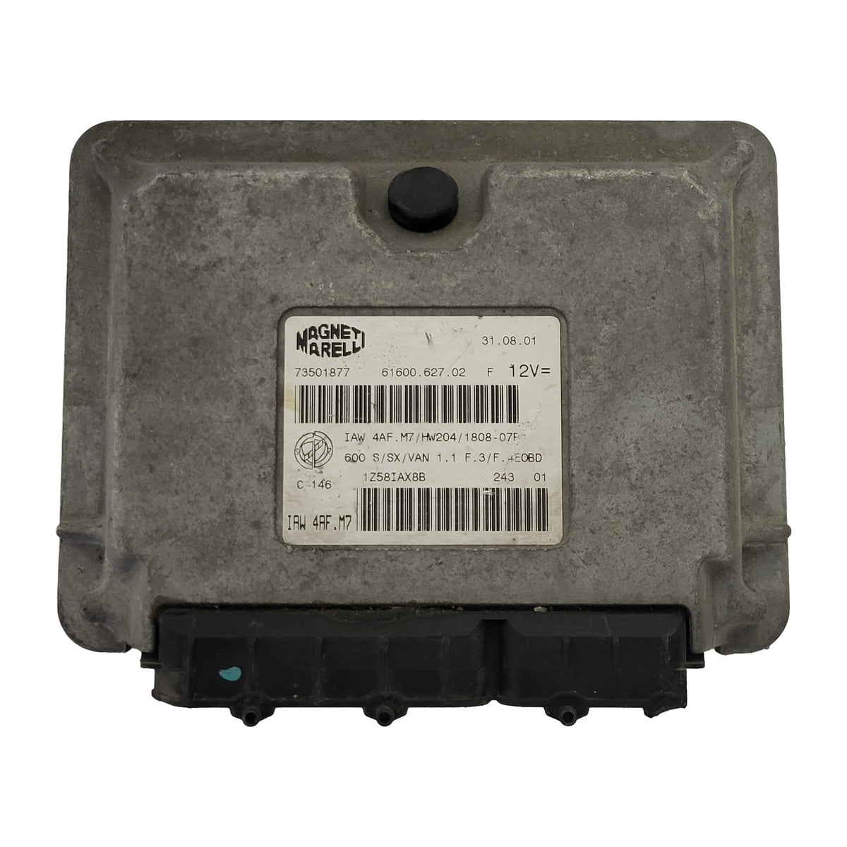 Fiat 600 1.1 ECU / IAW 4AF.M7 / 73501877 / HW204 / 61600.627.02 - B24-11 - 1