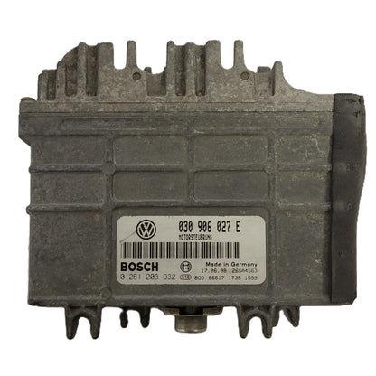 VW LUPO POLO AROSA ECU / 030906027E / 0261203932 / BOSCH - B24-12 - 1