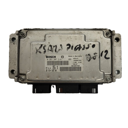 Citroen Xsara ECU / 0261207318 / 9653492680 / 9643897580 / M7.4.4 / BOSCH