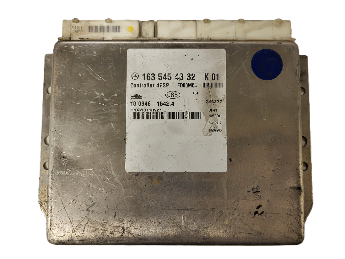 MERCEDES ML ABS ECU / 1635454332 / 10.0946-1542.4 / FD00M04 / ATE