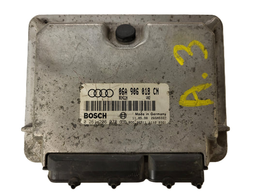 AUDI A3 ECU / 06A906018CN / 0261206078 / BOSCH