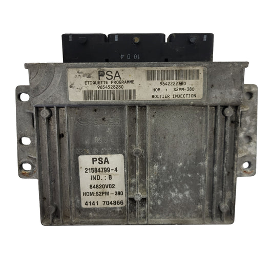 RENAULT ECU / 21584799-4 / 9654528280 / 9642222380 / S2PM-380 / SAGEM