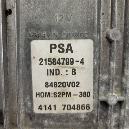 RENAULT ECU / 21584799-4 / 9654528280 / 9642222380 / S2PM-380 / SAGEM