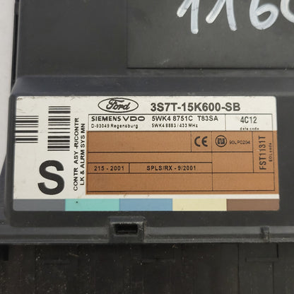 Ford ECU MODULE / 3S7T-15K600-SB / 5WK48751C / T83SA / SIEMENS - B24-24 - 2