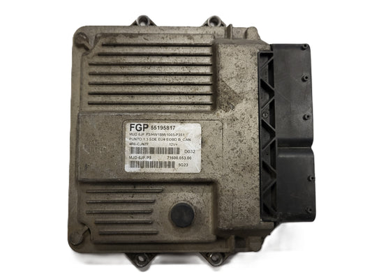 FIAT PUNTO ECU / MJD 6JF.P3 / 55195817 / HW1BM / 71600.053.00 / MAGNETI MARELLI