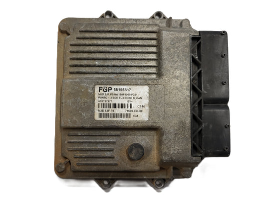FIAT PUNTO ECU / MJD 6JF.P3 / 55195817 / HW1BM / 71600.053.00 / MAGNETI MARELLI