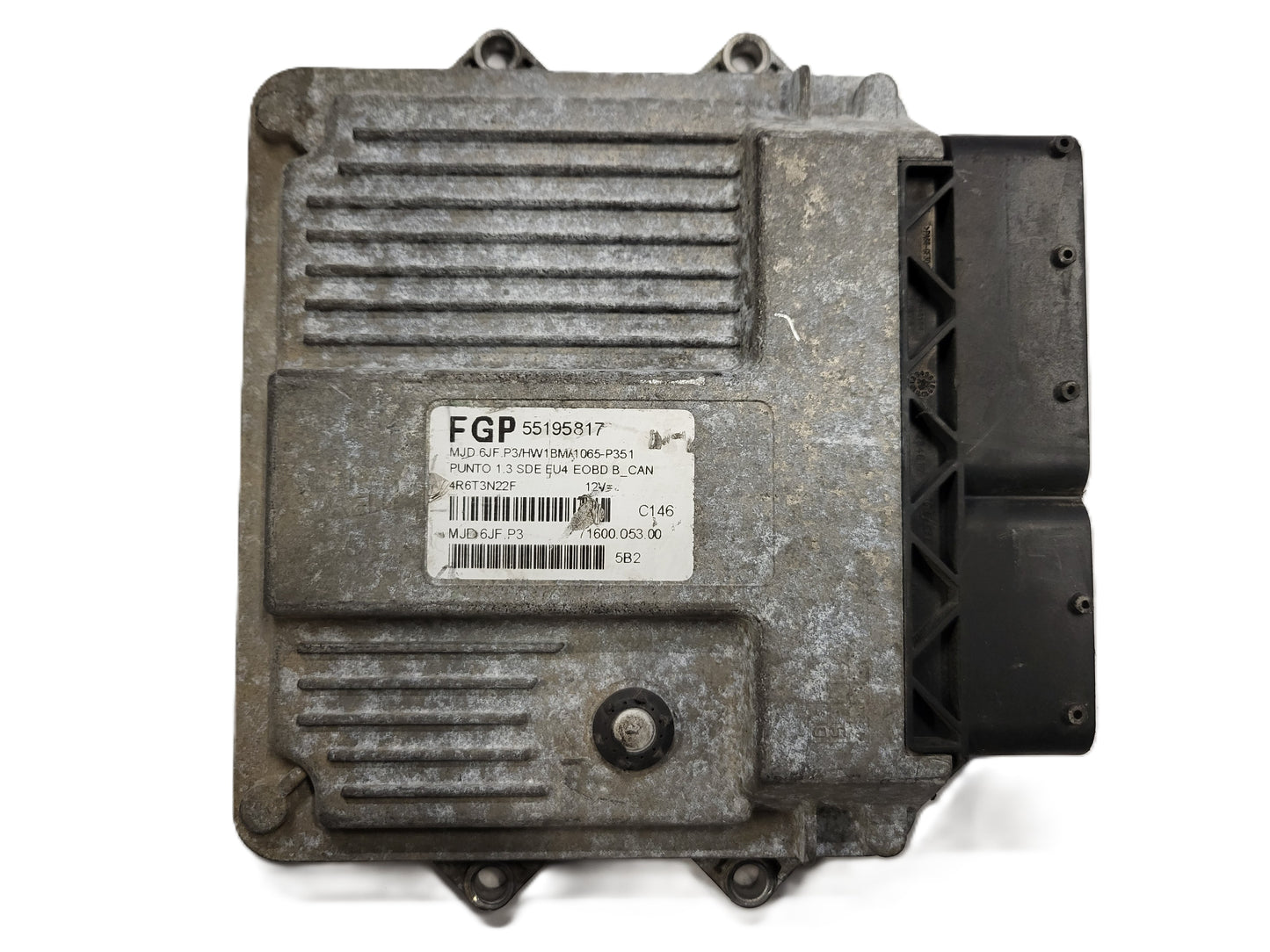 FIAT PUNTO ECU / MJD 6JF.P3 / 55195817 / HW1BM / 71600.053.00 / MAGNETI MARELLI