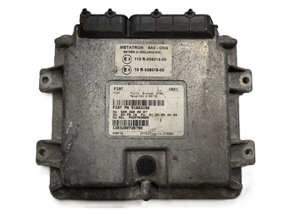 Fiat Punto ECU / 51803158 / 4100132 / 110R-006014-00 / 10R-026015-00 / METATRON - B25-06 - 1