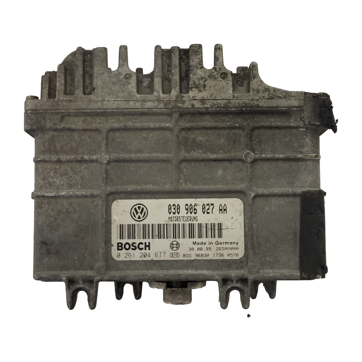 VOLKSWAGEN POLO ECU / 030906027AA / 0261204617 / BOSCH - B25-08 - 1