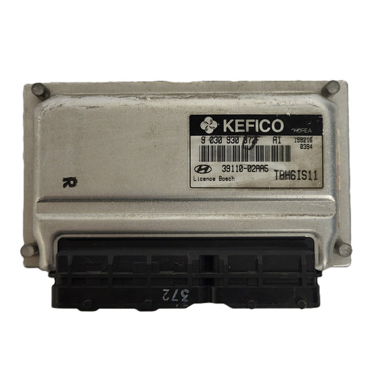 HYUNDAI GETZ ECU / 39110-02AA5 / 9030930872F / TBH6IS11 / KEFICO