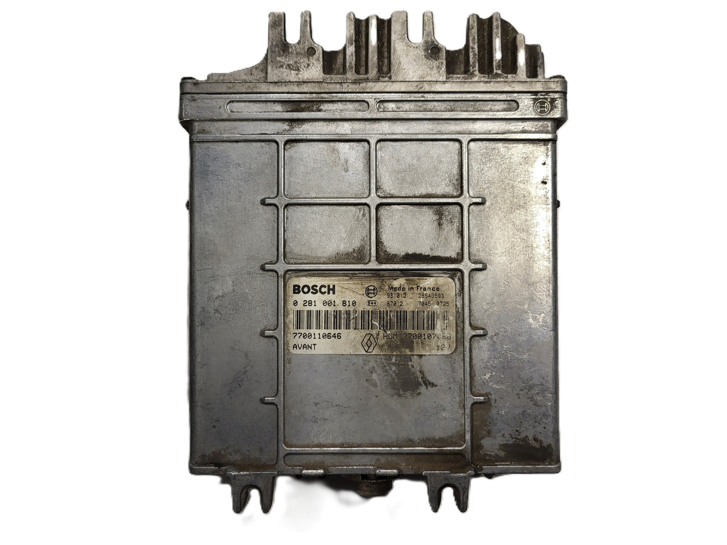 Renault ECU / 0281001810 / 7700110646 / HOM 7700107088 / BOSCH