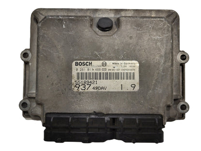 3x ALFA ROMEO 147 1.9 JTD ECU / 0281011488 / 55189421 / BOSCH BULK STOCK