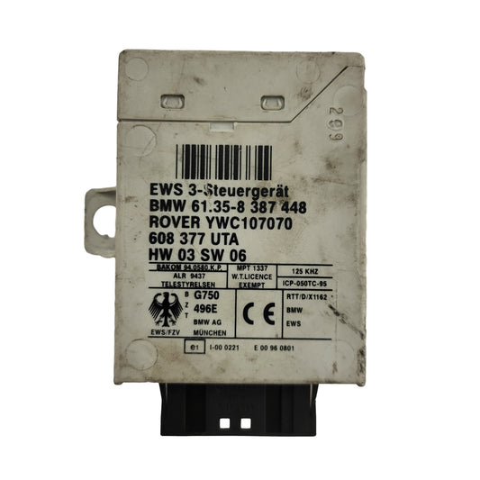 BMW E46 E39 ROVER 75 IMMOBILIZER ECU / YWC107070 / 61.35-8 387448 / 61.35-8387448