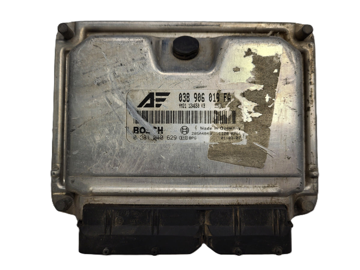 FORD GALAXY ECU / 038906019FA / 0281010629 / EDC15P+ / BOSCH - B25-20 - 1