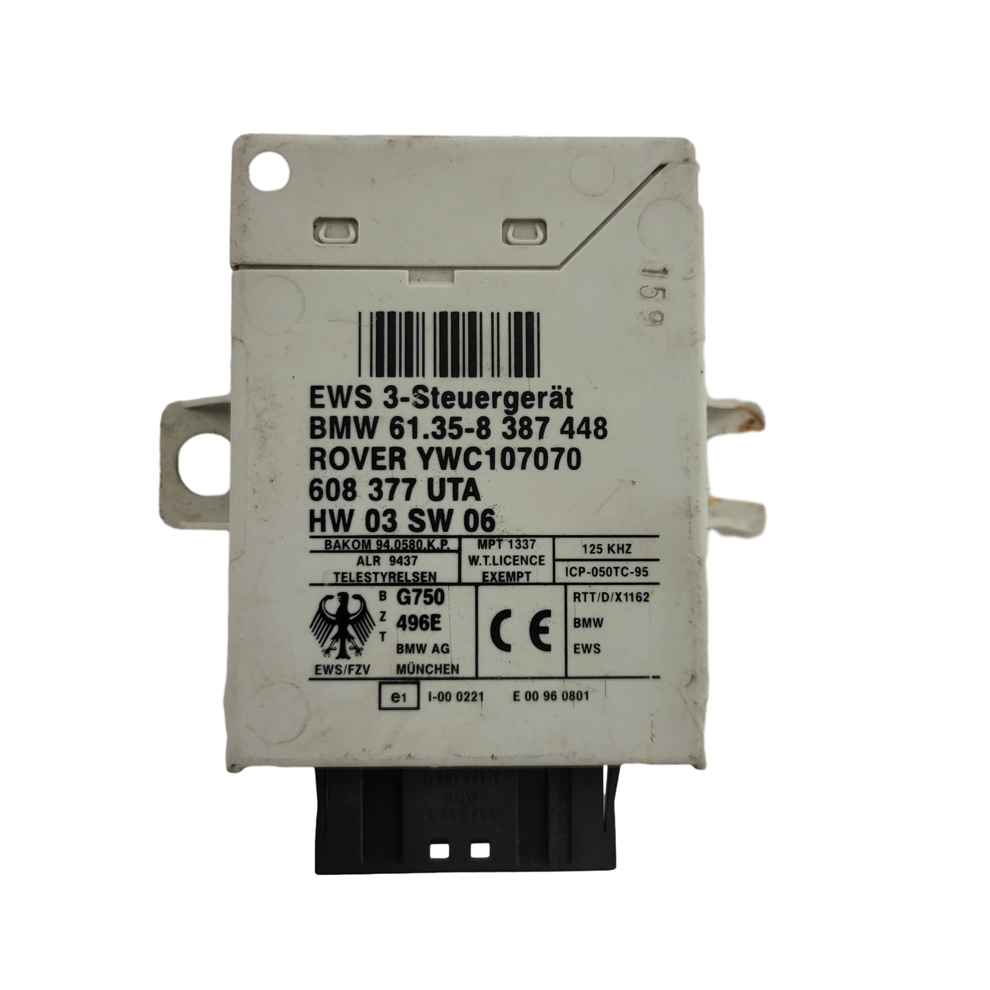 BMW E46 E39 ROVER 75 IMMOBILIZER ECU / YWC107070 / 61.35-8 387448 / 61.35-8387448