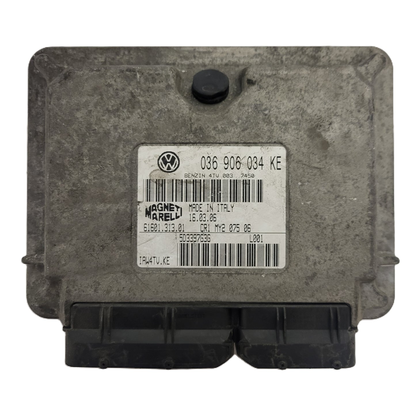 SKODA ECU / 036906034KE / IAW 4TV.KE / 61601.313.01 / MAGNETI MARELLI