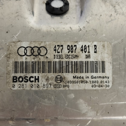 PEUGEOT CITROEN ECU / IAW48P2.72 / SW 9647714780 / HW 9645989480 / MAGNETI - B26-06 - 2