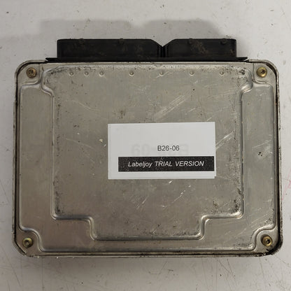 PEUGEOT CITROEN ECU / IAW48P2.72 / SW 9647714780 / HW 9645989480 / MAGNETI - B26-06 - 3