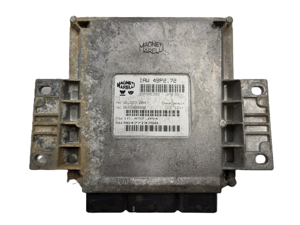 PEUGEOT CITROEN ECU / IAW48P2.72 / SW 9647714780 / HW 9645989480 / MAGNETI - B26-13 - 1