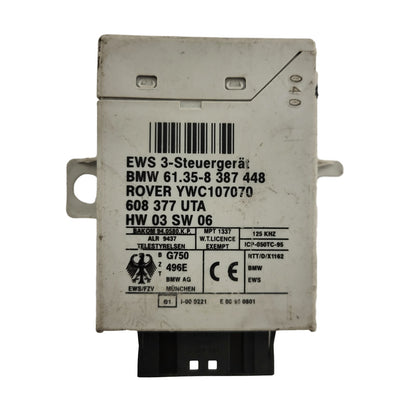BMW E46 E39 ROVER 75 IMMOBILIZER ECU / YWC107070 / 61.35-8 387448 / 61.35-8387448