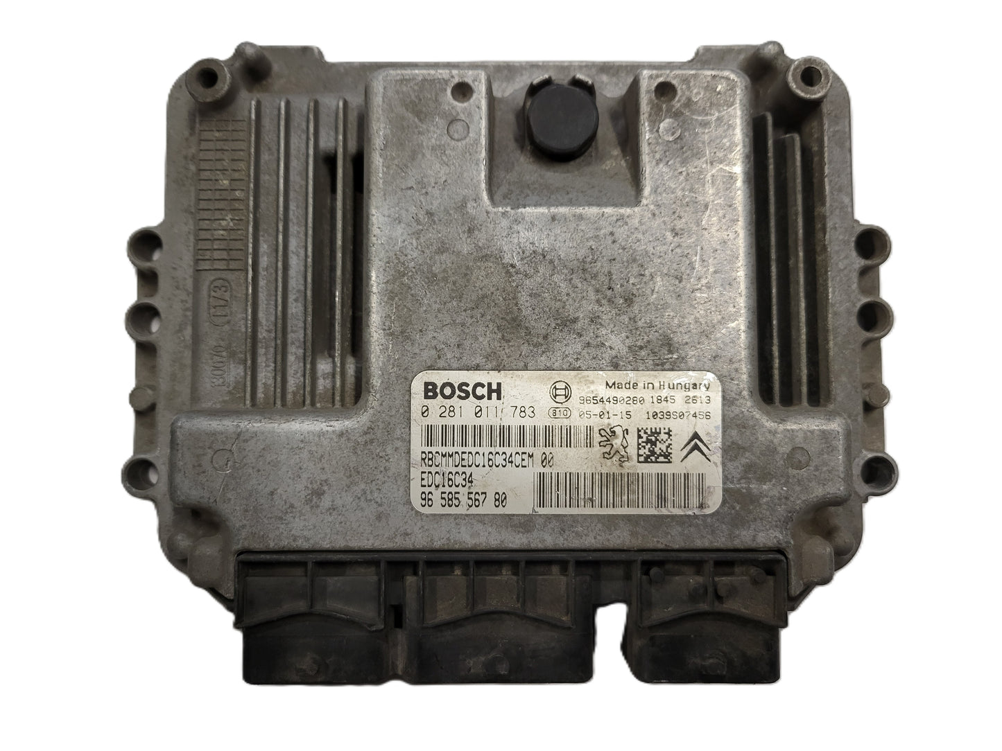 Peugeot Citroen ECU / 0281011783 / 9656709780 / EDC16C34 / 9654490280 / BOSCH