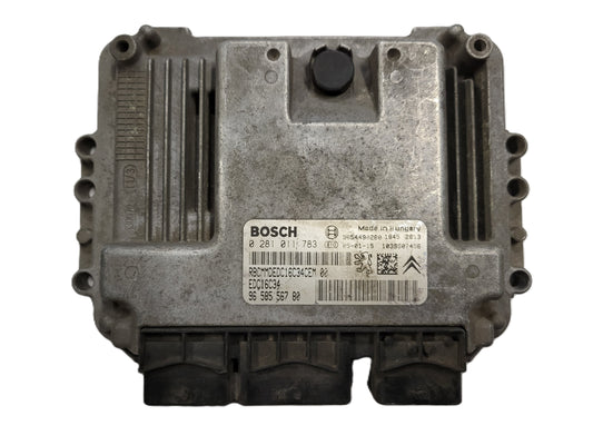 Peugeot Citroen ECU / 0281011783 / 9656709780 / EDC16C34 / 9654490280 / BOSCH