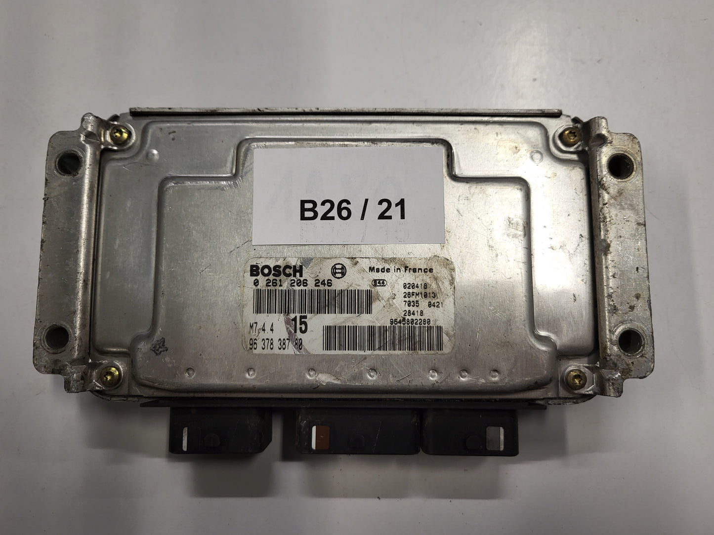 Peugeot Citroen ECU / 0261206246 / M7.4.4 / 9637838780 / BOSCH