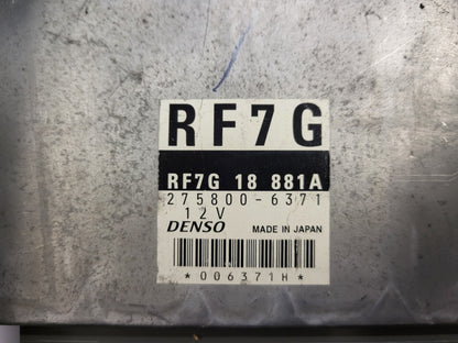 Mazda 6 2.0 ECU / RF7G / 275800-6371 / RF7G18881A / DENSO