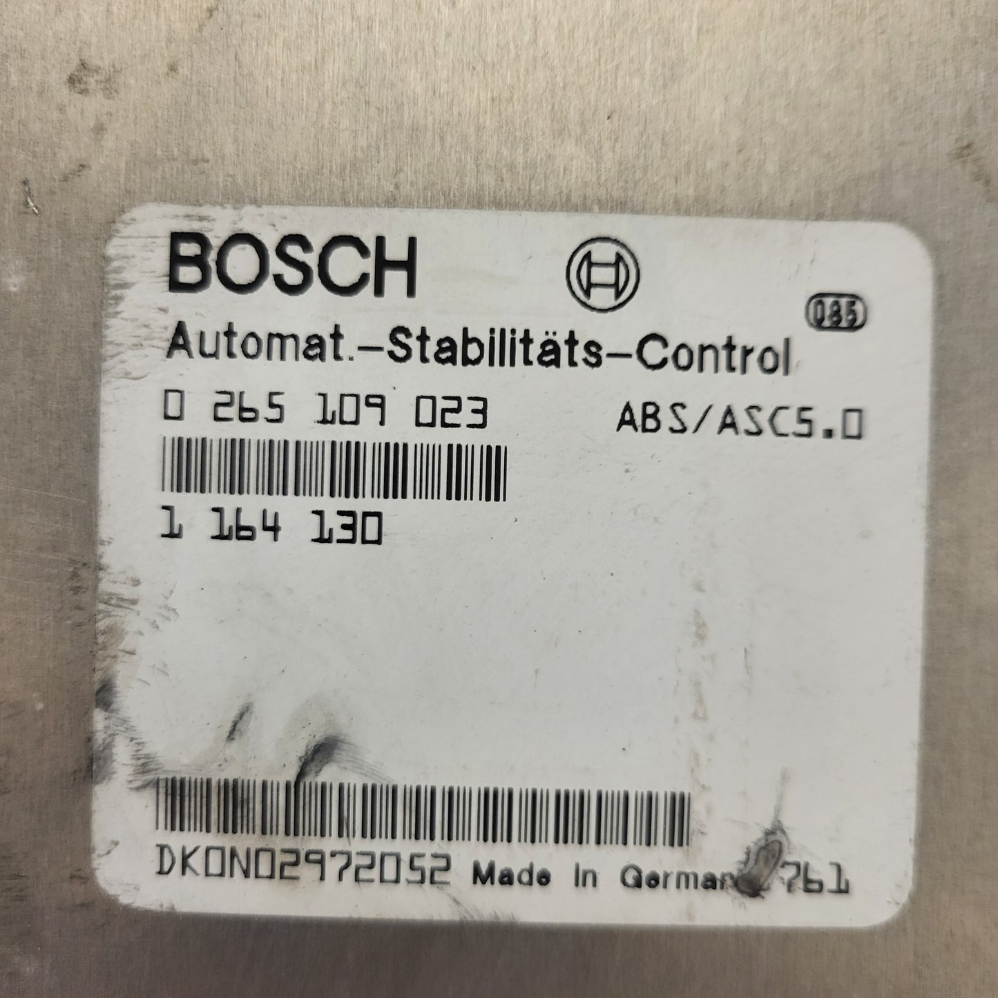 BMW E39 ECU / 0265109023 / 1164130 / ABS ASC5.0 / BOSCH