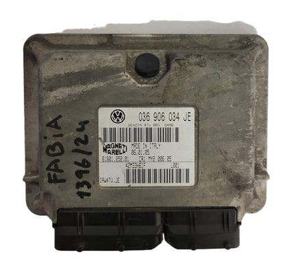 SKODA FABIA ECU / 036906034JE / IAW 4MV.GC / 61600.252.01 / MAGNETI MARELLI