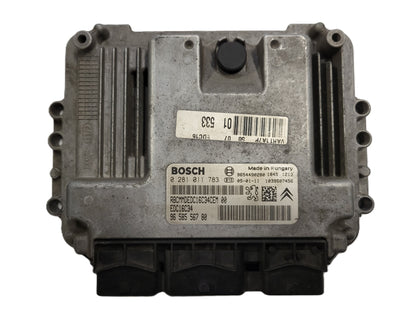 Peugeot Citroen ECU / 0281011783 / 96556780 / EDC16C34 / 9654490280 / BOSCH - B27-04 - 1