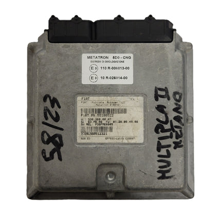 FIAT MULTIPLA BIPOWER ECU / 55196522 / 4100105 / C601 / METATRON
