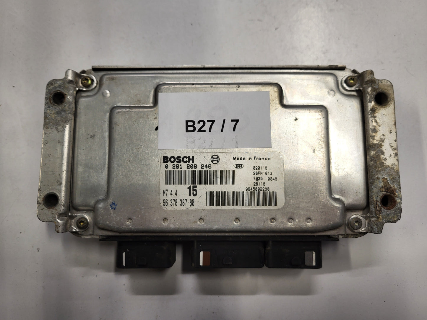 Peugeot Citroen ECU / 0261206246 / M7.4.4 / 9637838780 / BOSCH