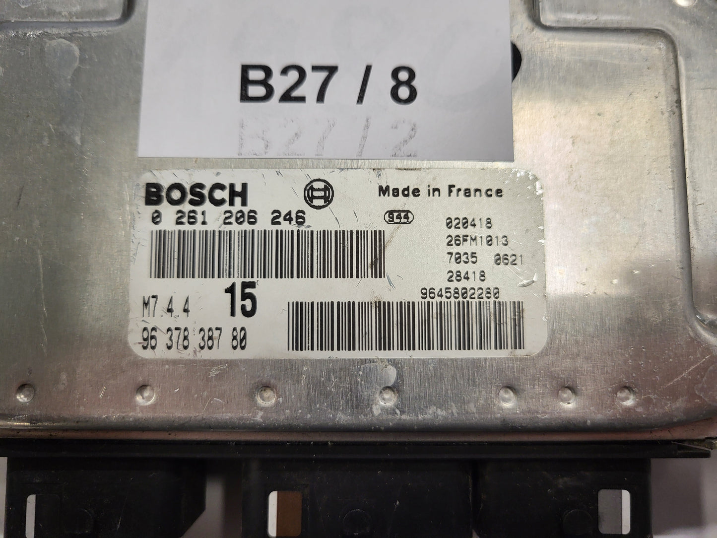 Peugeot Citroen ECU / 0261206246 / M7.4.4 / 9637838780 / BOSCH