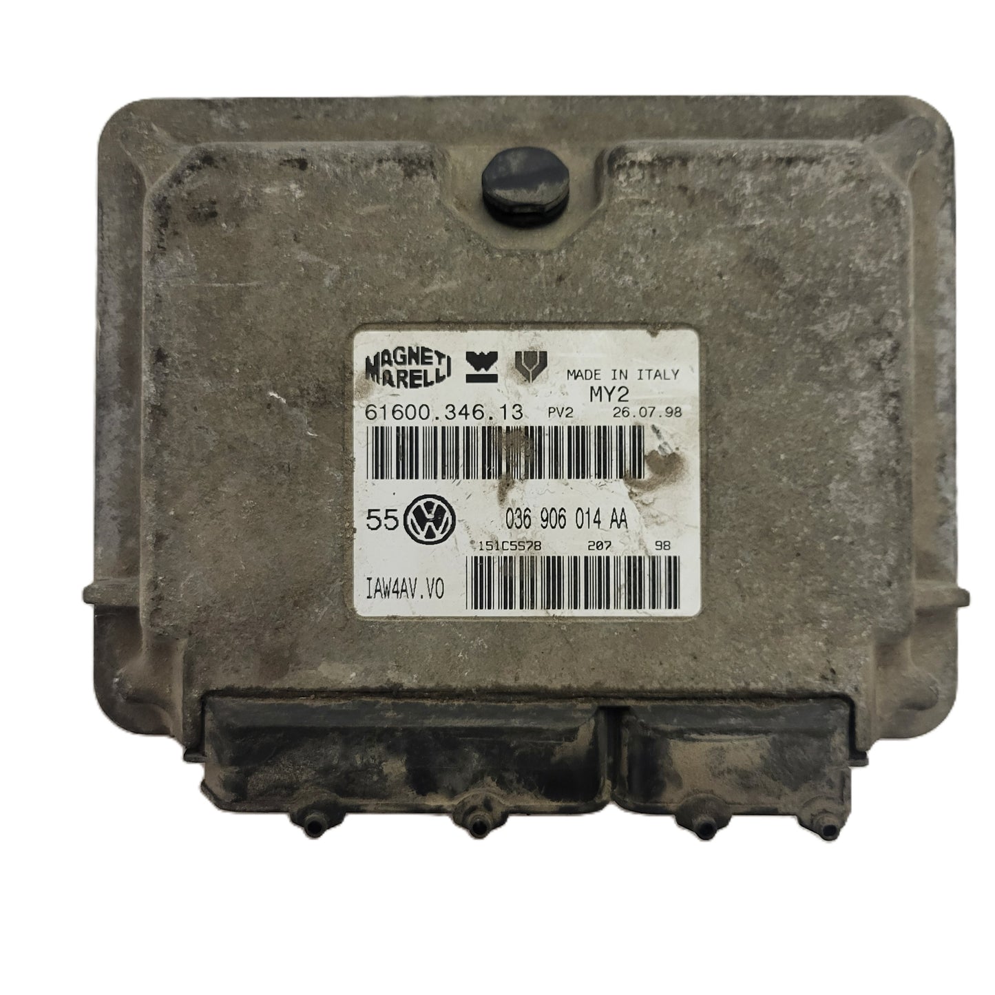 VW GOLF 4 ECU / 036906014AA / 61600.346.13 / IAW 4AV.V0 / MAGNETI MARELLI