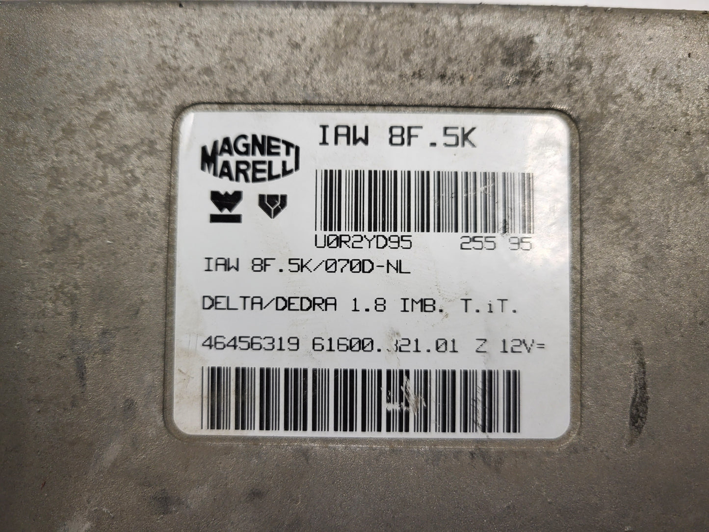 LANCIA DELTA DEDRA  1.8 ECU / 46456319 / IAW 8F.5K / IAW8F.5K / MAGNETI MARELLI