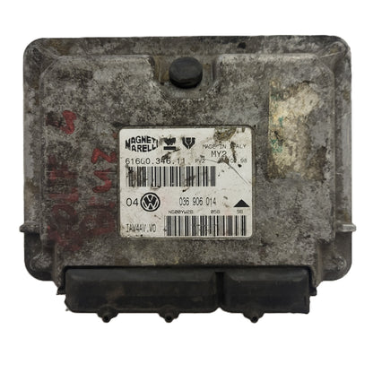 VW GOLF 4 ECU / 036906014 / 61600.346.11 / IAW 4AV.V0 / MAGNETI MARELLI