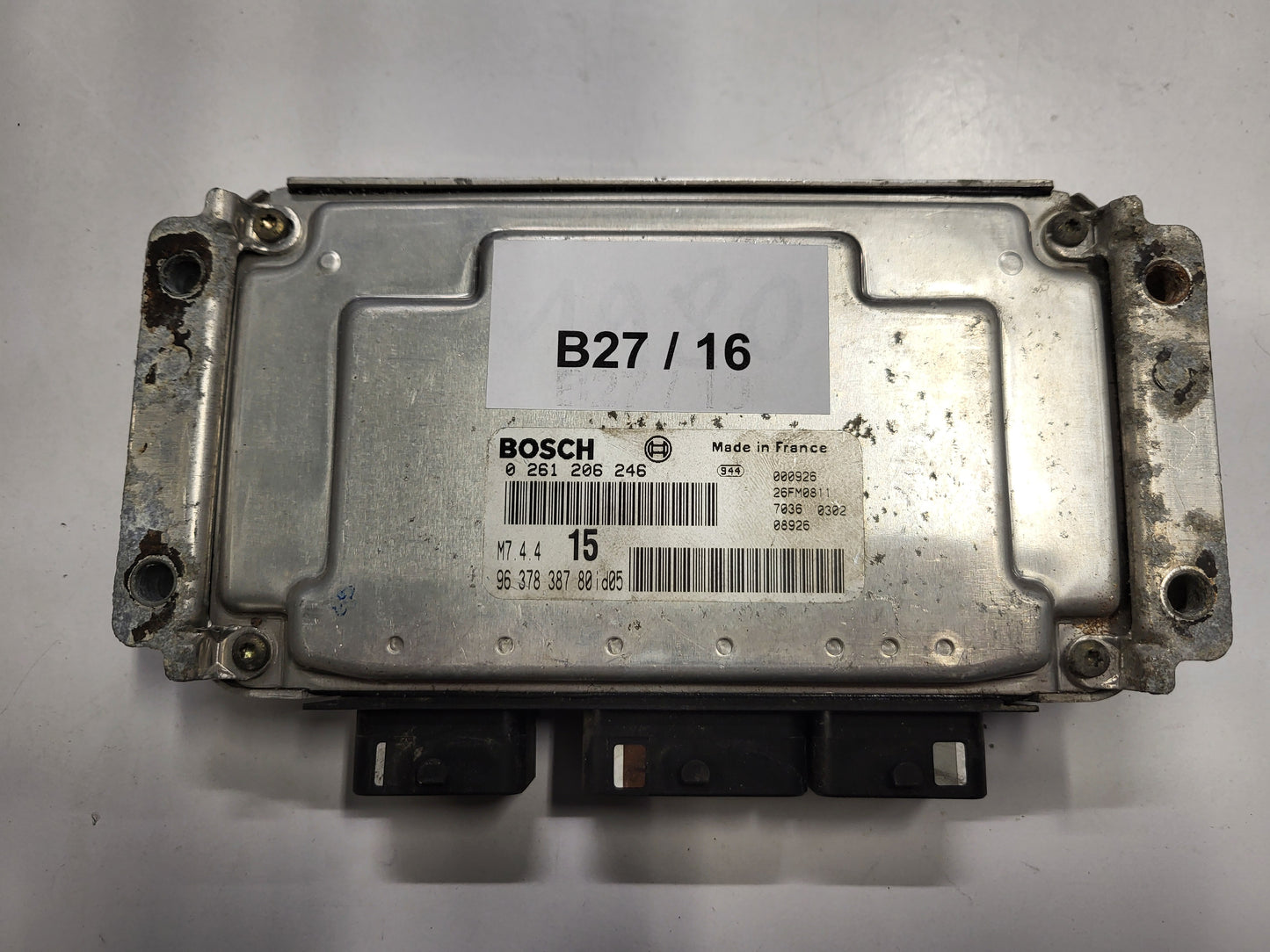 Peugeot Citroen ECU / 0261206246 / M7.4.4 / 9637838780 / BOSCH