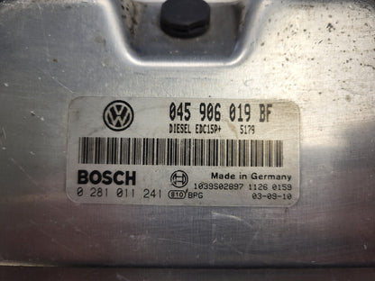 VW POLO ECU / 045906019BF / 0281011241 / EDC15P+ / BOSCH