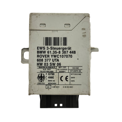 BMW E46 E39 ROVER 75 IMMOBILIZER ECU / YWC107070 / 61.35-8 387448 / 61.35-8387448