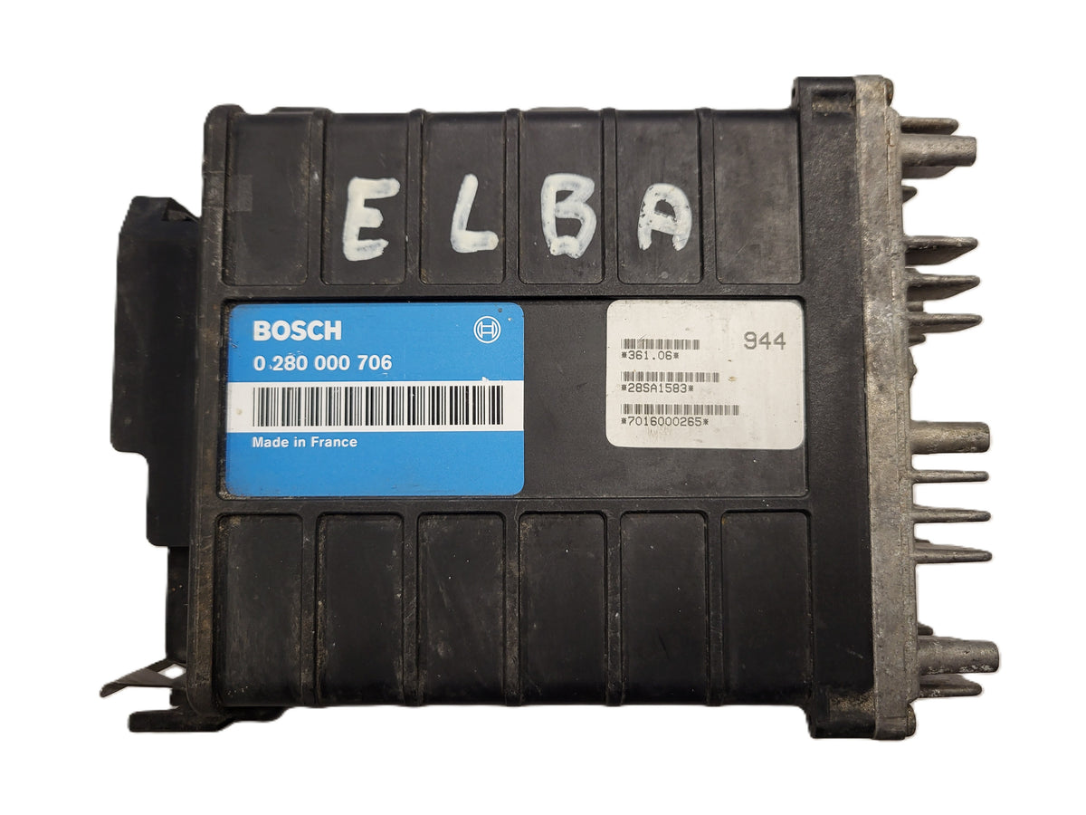Fiat Uno Duna ECU / 0280000706 / BOSCH - B28-10 - 1