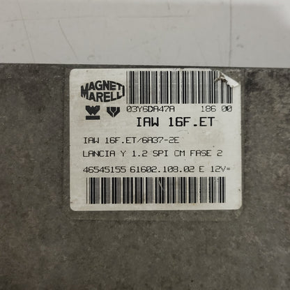LANCIA Y 1.2 ECU / IAW16F.ET / 46545155 / 61602.108.02 / MAGNETI MARELLI
