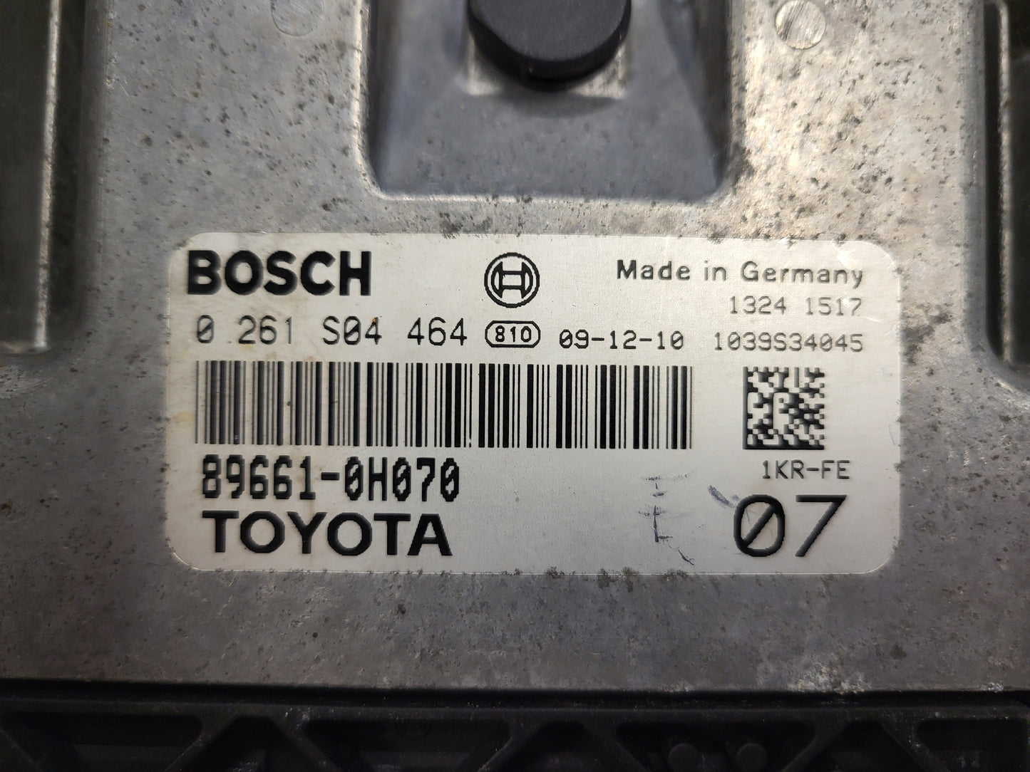 VW FOX ECU / 03D906033H / 5WP40309 02 / SIMOS 3PG / SIMENES